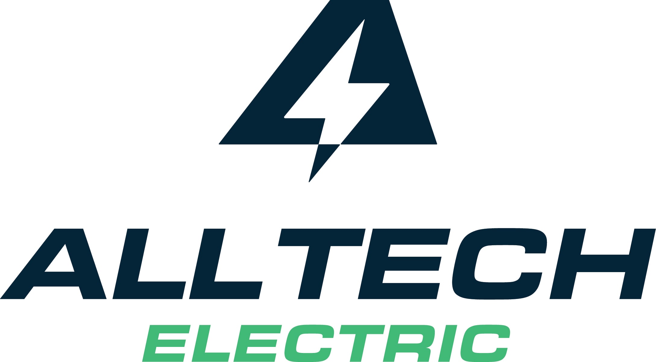All Tech Blue and Green Logo - High Res - white background